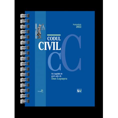 Codul civil Septembrie 2022 Editie spiralata 2022 poza 2022