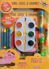 Scriu, citesc si colorez. Ferma