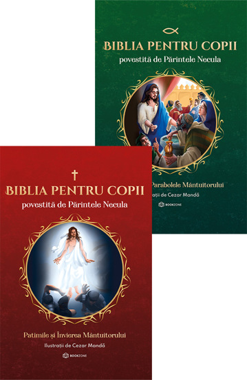 Pachet Biblia pentru copii povestită de Părintele Necula Vol II + Vol III Reduceri Mari Aici Biblia Bookzone