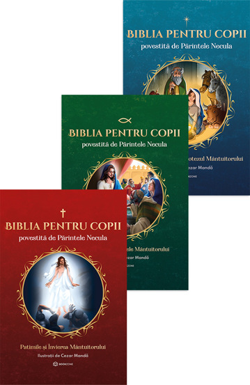 Seria completă Biblia pentru copii povestită de Părintele Necula Reduceri Mari Aici (Seria Bookzone
