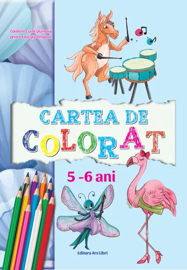 Cartea de colorat 5-6 ani