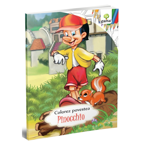 Vezi detalii pentru Pinocchio - Colorez povesti alese