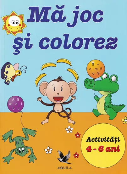 Ma joc si colorez. Activitati 4-6 ani