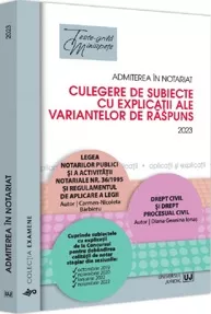 Admiterea in notariat