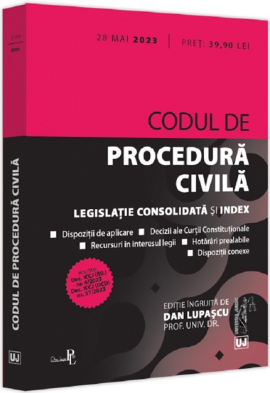 Codul de procedura civila: 28 mai 2023