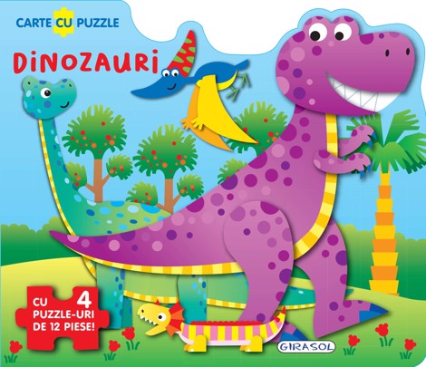 Vezi detalii pentru Carte cu puzzle - Dinozauri