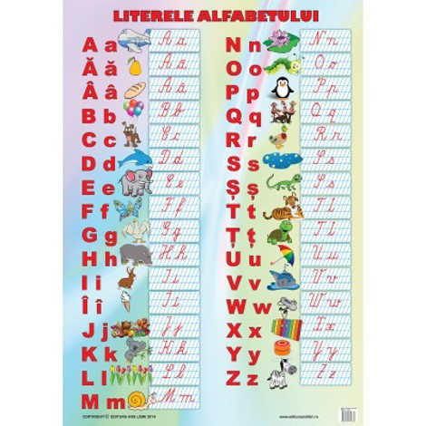 Vezi detalii pentru Literele Alfabetului