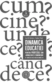 Dinamica educatiei pentru profesiile din jurnalism si comunicare