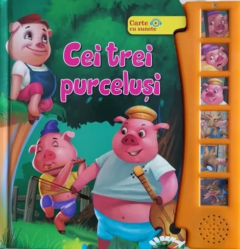 Cei trei purcelusi - carte cu sunete