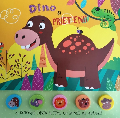 Vezi detalii pentru Dino si prietenii - carte cu sunete