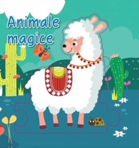 Vezi detalii pentru Animale magice - carte puzzle