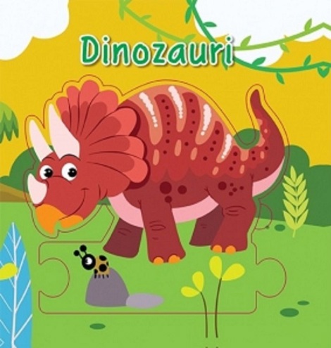 Vezi detalii pentru Dinozauri - carte puzzle