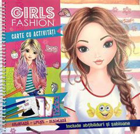 Vezi detalii pentru Girls fashion-carte cu activitati