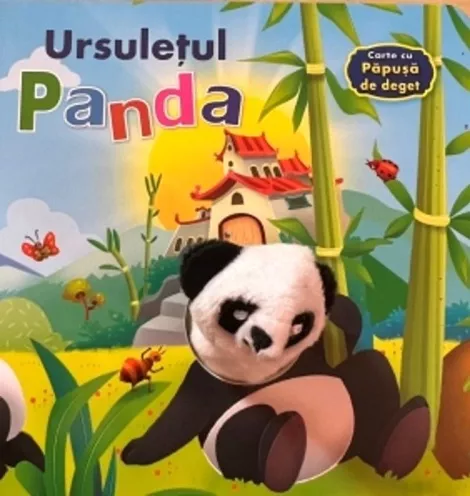 Ursuletul panda - cu papusa de deget