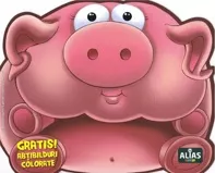 Porcul. Abtibilduri colorate + jucarie