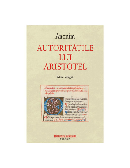 Vezi detalii pentru Autoritatile lui Aristotel