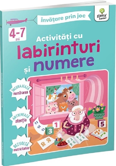 Activ. cu labirinturi si numere 4-7 ani - Invatare prin joc