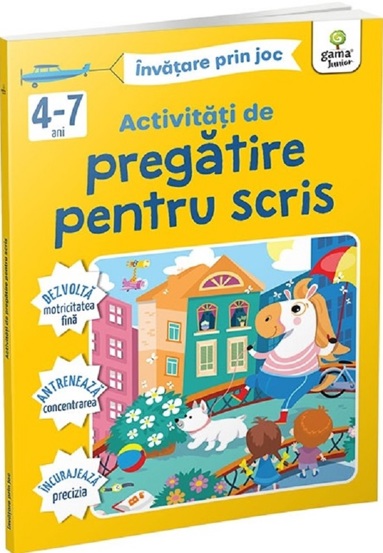 Activ de pregatire pentru scris 4-7 ani - Invatare prin joc