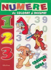 Numere de colorat si decupat