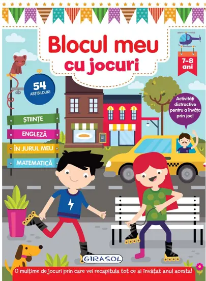 Blocul meu cu jocuri: 7-8 ani