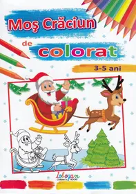 Mos Craciun de colorat