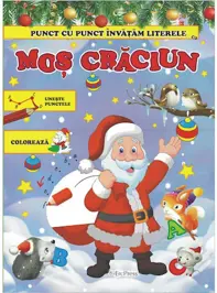 Punt cu punct invatam literele - Mos Craciun