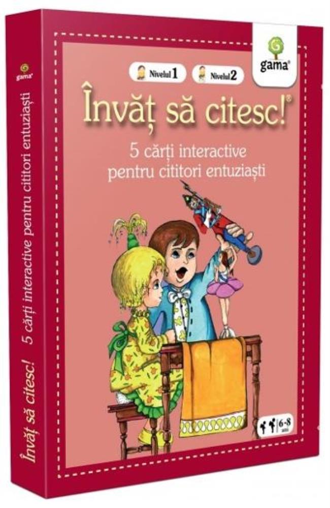 Pachet Învăț să citesc pentru cititori entuziaști 1 - 6-8 ani (resigilat)