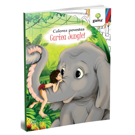 Cartea junglei - Colorez povesti alese (resigilat)