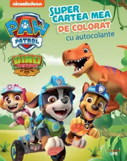 Patrula catelusilor. Supercartea mea de colorat, cu autocolante