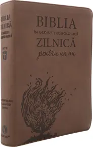 Biblia zilnica in ordine cronologica pentru un an (maro)