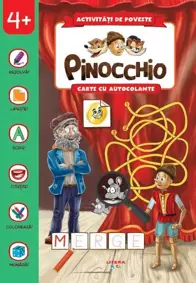 Activitati de poveste. Pinocchio. Carte cu autocolante