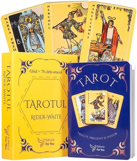 Set Tarot: Carte cartoline si cutie cu magnet