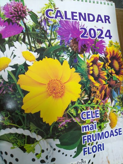 Calendar 2024 - Cele mai frumoase flori