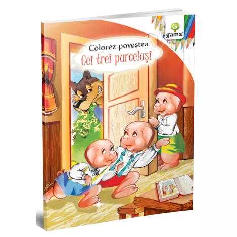 Cei trei purcelusi - Colorez povesti ales (resigilat)