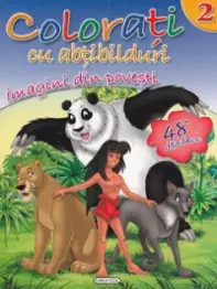 Colorati cu abtibilduri 2 - Imagini din povesti