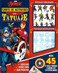 Marvel: Avengers. Carte de activitati cu tatuaje