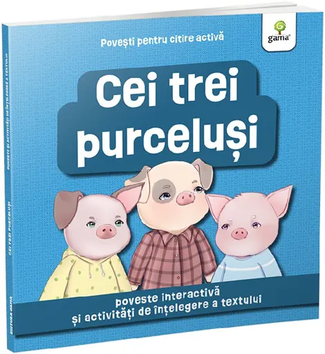 Povesti pentru citire activa. Cei trei purcelusi