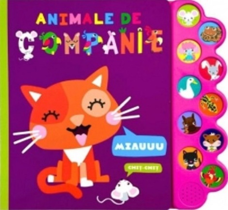 Animale de companie. Carte cu 10 sunete