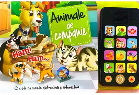Animale de companie. Carte cu sunete