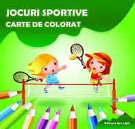 Jocuri sportive. Carte de colorat