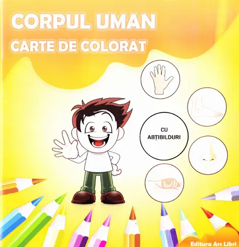 Corpul uman. Carte de colorat