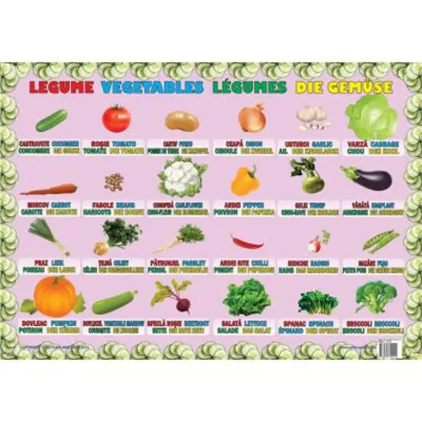 Legume - Plansa educativa