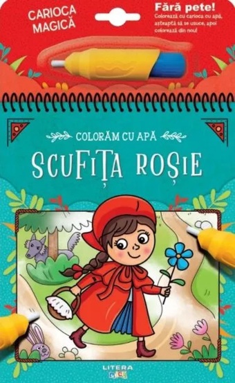 Vezi detalii pentru Coloram cu apa. Scufita rosie