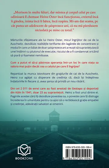 Pachetul Povesti din inima Auschwitzului