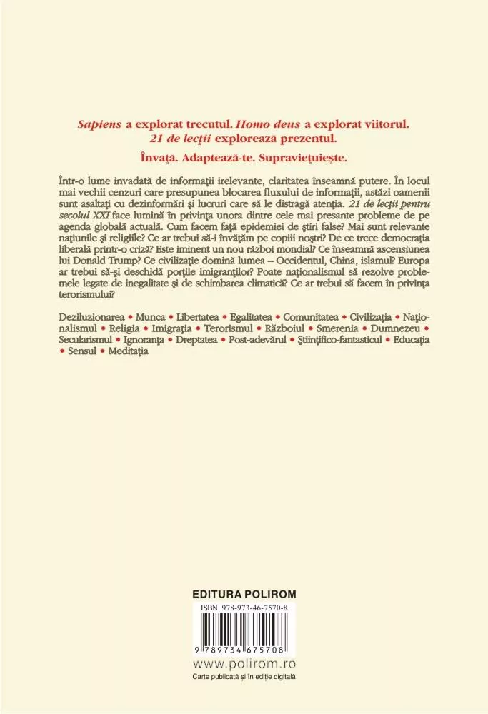 21 de lectii pentru secolul XXI (resigilat)