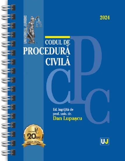 Codul de procedura civila Ianuarie 2024 Ed. Spiralata