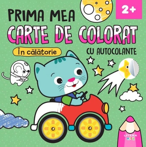 Vezi detalii pentru Prima mea carte de colorat. In calatorie. Carte cu autocolante