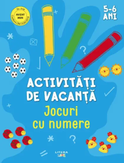 Activitati de vacanta. Jocuri cu numere. 5-6 ani