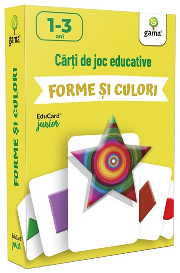 Forme si culori. Carti de joc educative