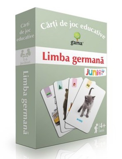 Limba germana. Carti de joc educative